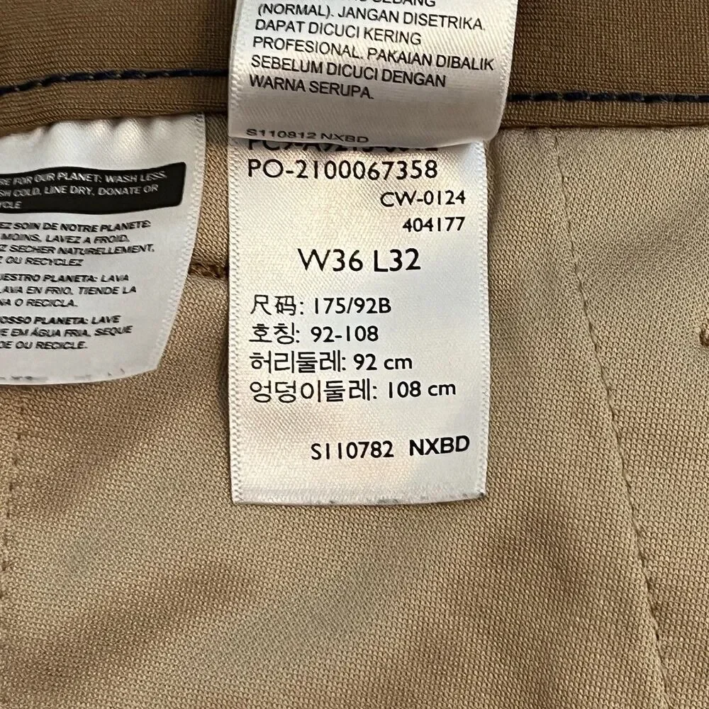 Levi’s XX Chino Brown Standard Taper Pants Size 36 X 32